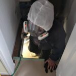 床下の防カビ施工